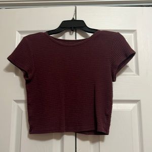 American Eagle Crop Tee